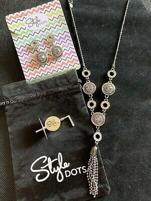 my souper תכשיטים ואבזרי ליבוש Style Dots Fashion Snap Jewelry 12mm Original Dot Necklace/Earrings Gun Metal