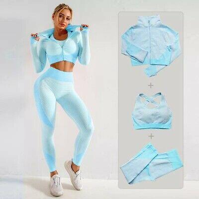 my souper תכשיטים ואבזרי ליבוש Women Yoga Set Gym Clothing Female Sport Fitness Suit Running Clothes Yoga Top